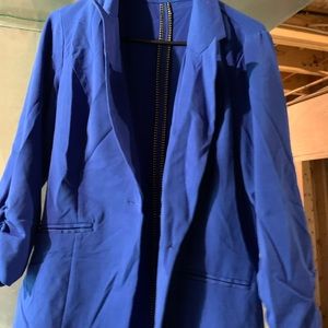Womens royal blue blazer